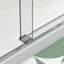 Porte de douche à dérivation, porte coulissante, avec verre trempé 5/16 po 6074-113931032