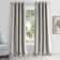 Hamden Solid Design 108" X 84" Black Out Window Panel Pair In Taupe