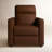 Broadway 34" Leather Power Club Recliner-444692740