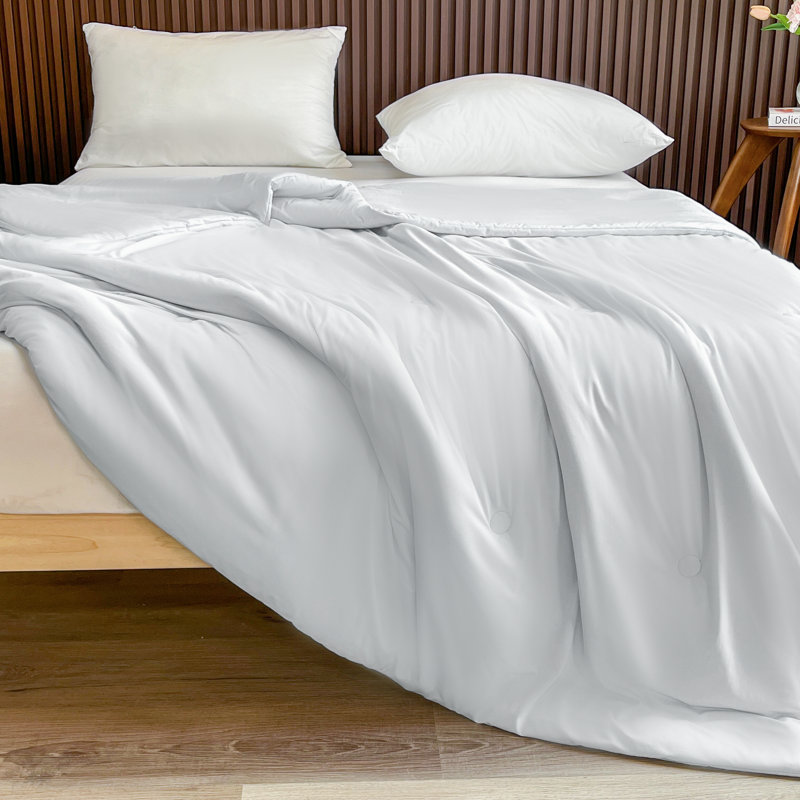 Cooling Comforter for Hot Sleepers, Advanced Cool-Touch Fabric, Lightweight Breathable Summer Blanket, Soft All Season Cooling Blanket, Machine Washable