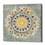 «Mandala Delight I Yellow Grey» par Danhui Nai, art mural sur toile-61242011
