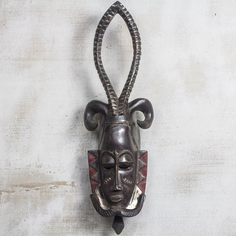 Ivoirian Mask Bravery of the Goat Sculpture