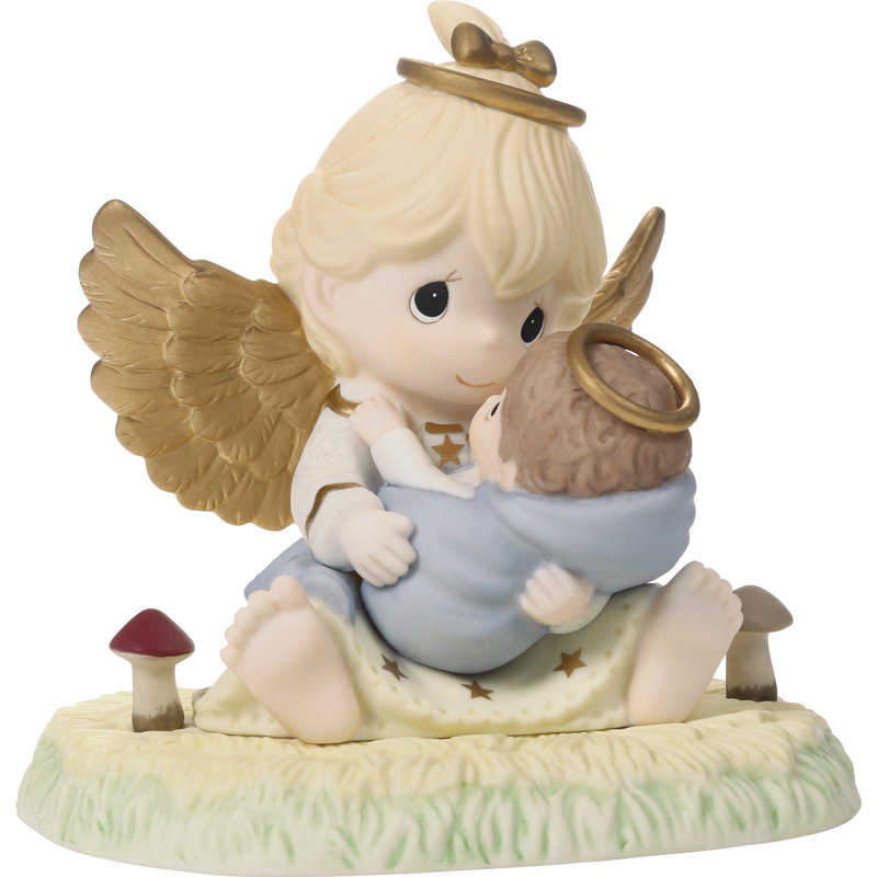 Figurine Precious Moments tenant un enfant Jésus 4,88 pouces