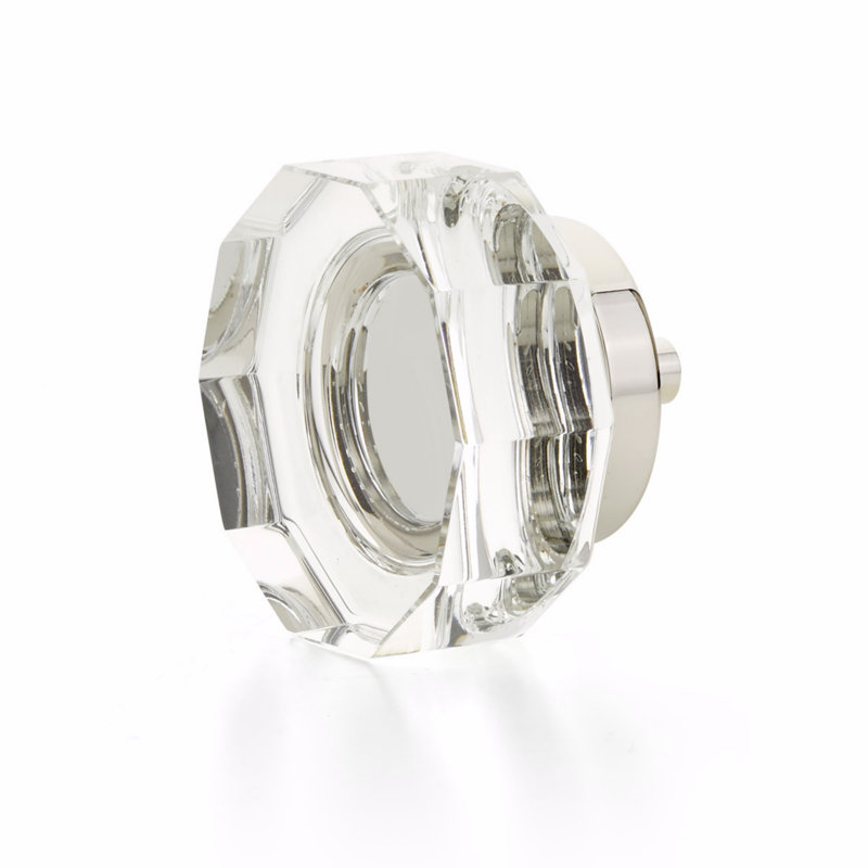 City Geometric Knob, Polished Nickel