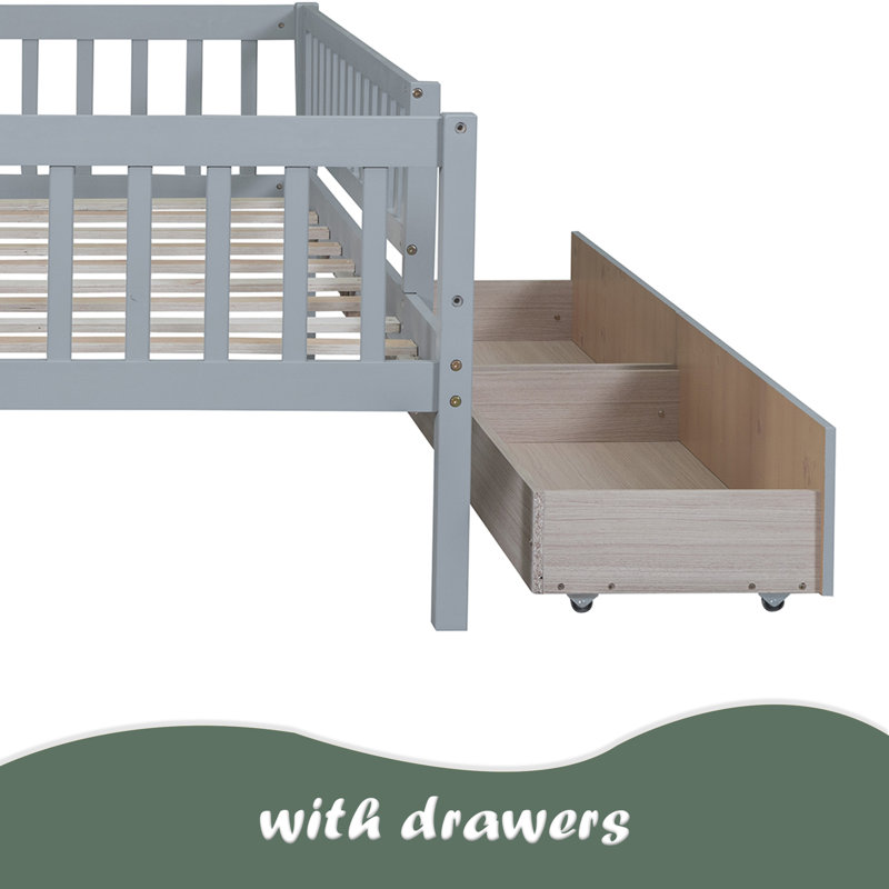Wood Daybed, Gray