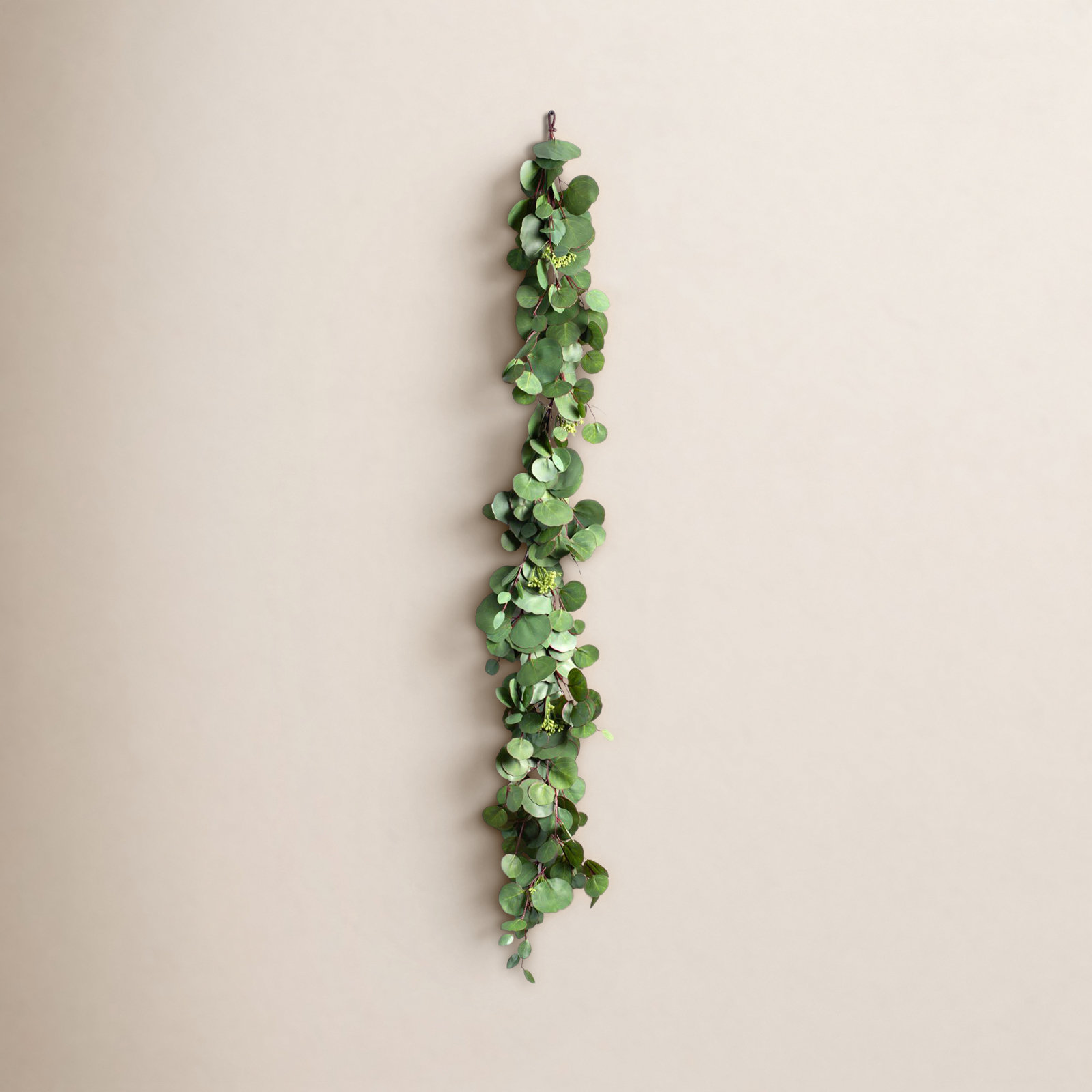 Green Faux Eucalyptus Garland, 4' L