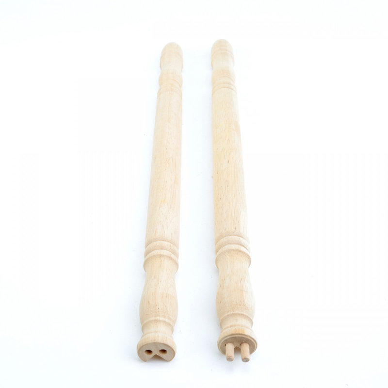 Light Beechwood Traditional Corner Guard with 90-Degree Notch
