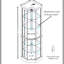 Armoire éclairée en verre pour vitrine, style cerise, tablettes réglables, coin orné de sculptures ornées avec tablettes de rangement-1029828201