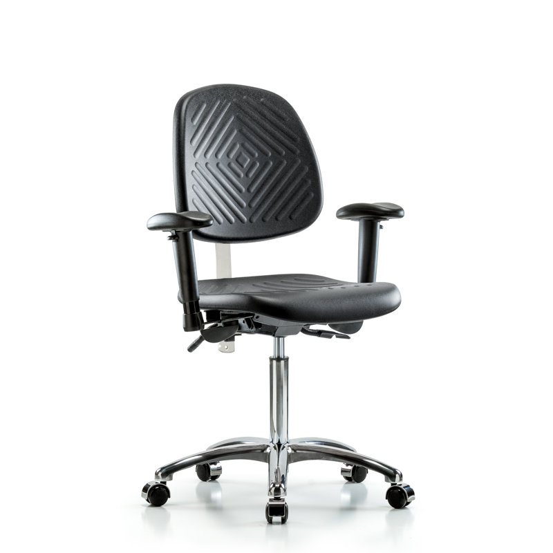 Edie Task Chair, Casters, Included, Adjustable