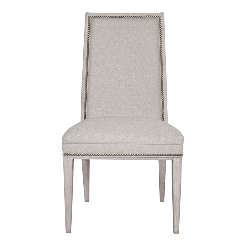 Chaise d'appoint à dossier simple Michael Weiss Hanover, Oui, Granite Navada, Gris tourterelle