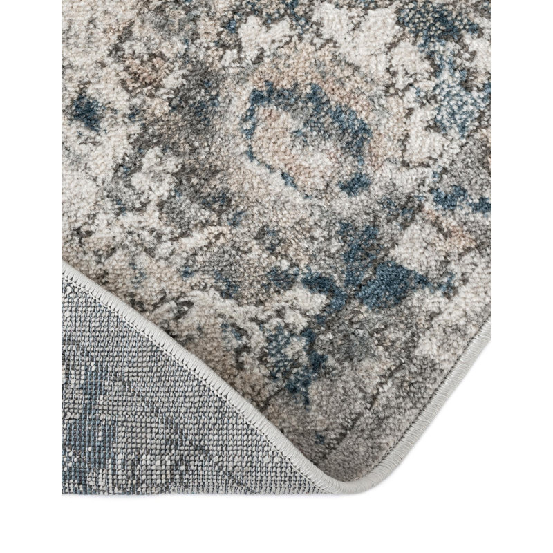 Tapis oriental gris Cambrie, Rond 7 pi 10 po