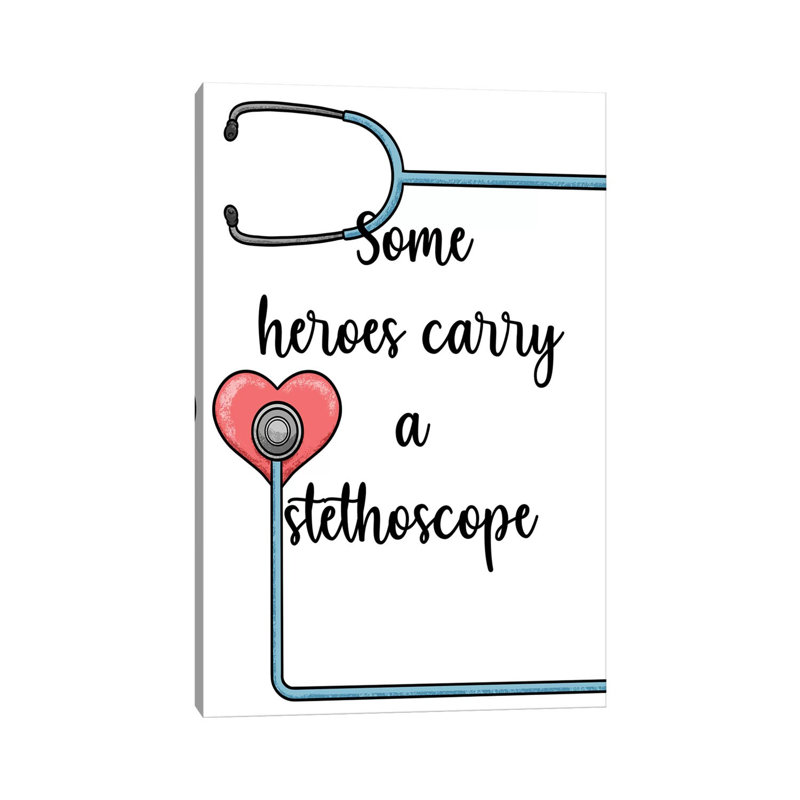 Stethoscope Heroes par - Toile tendue, H 40 po x l 26 po x P 1,5 po