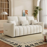 Luxurious Oversized Sofa with Plush Pillows for Ultimate Comfort