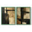 ABSTRACT Series CCCCLV - reproduction encadrée de qualité supérieure - prête à être accrochée - aucun clou requis - aucun clou requis-358514107-358514104