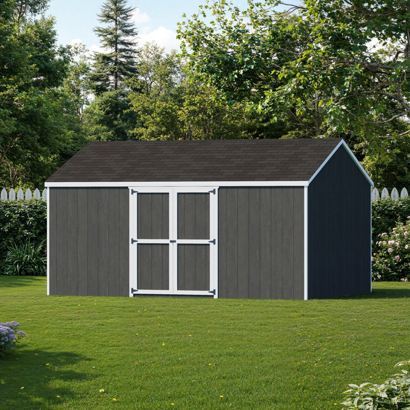 Value Gable Shed With Side Entry, 106.5'' H x 144'' W x 192'' D, Yes