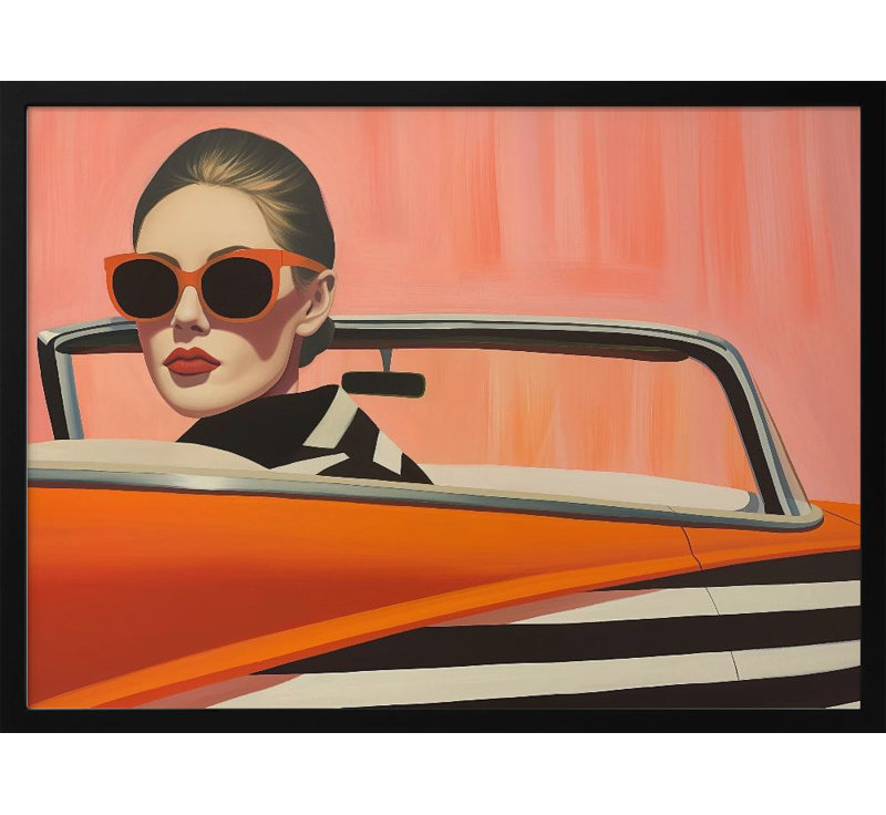 Cadilac Print by Mowzu, 16" H x 24" W