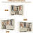 55.2'' - 80.9'' W Closet System with Wooden Drawers and Hanging Rods-669495792