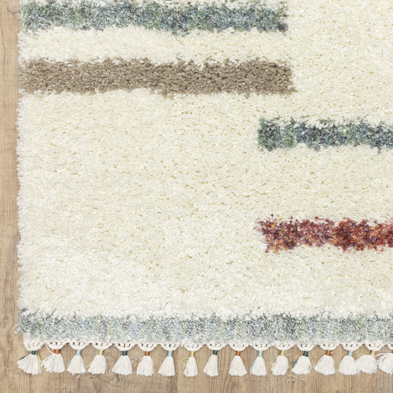 Performance Striped Indoor Rug, Runner 2'3" x 7'6"