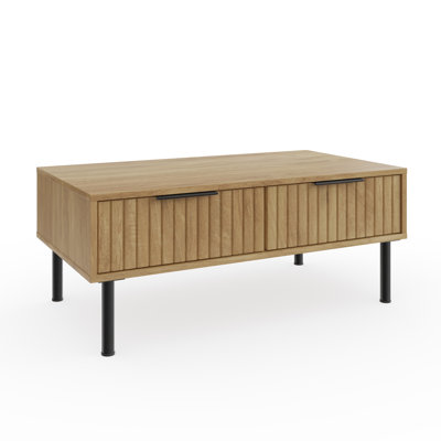Nervata Living Four Leg Coffee Table with Storage