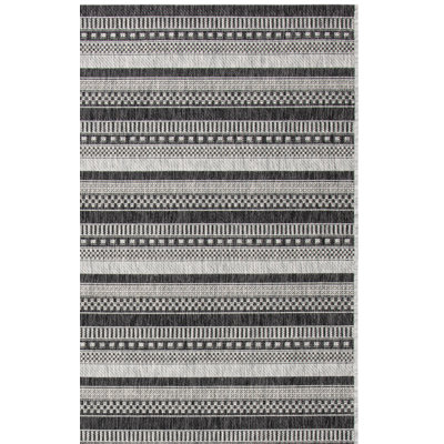 Tapis d'intérieur / extérieur à rayures Sumas Performance