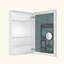 Surface Frameless Mirror Medicine Cabinet, Beveled Mirror Edges Bathroom Medicine Cabinet, Right Opening Door