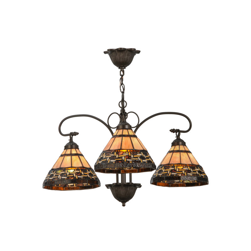 Meyda Tiffany & Stained Glass 3 - Light Chandelier