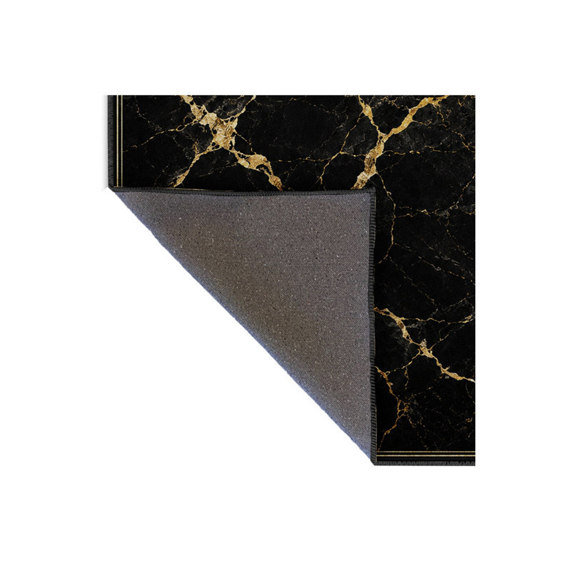 Tapis gris tissé Mosso, 3'3" x 9'10"