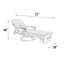 Outdoor Chaise Lounge , Sunbrella Cushion Included