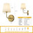 2-light Modern Wall Sconces With Frosted Milk Glass Shade
