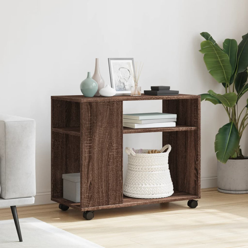 5-9 End Table, Brown oak