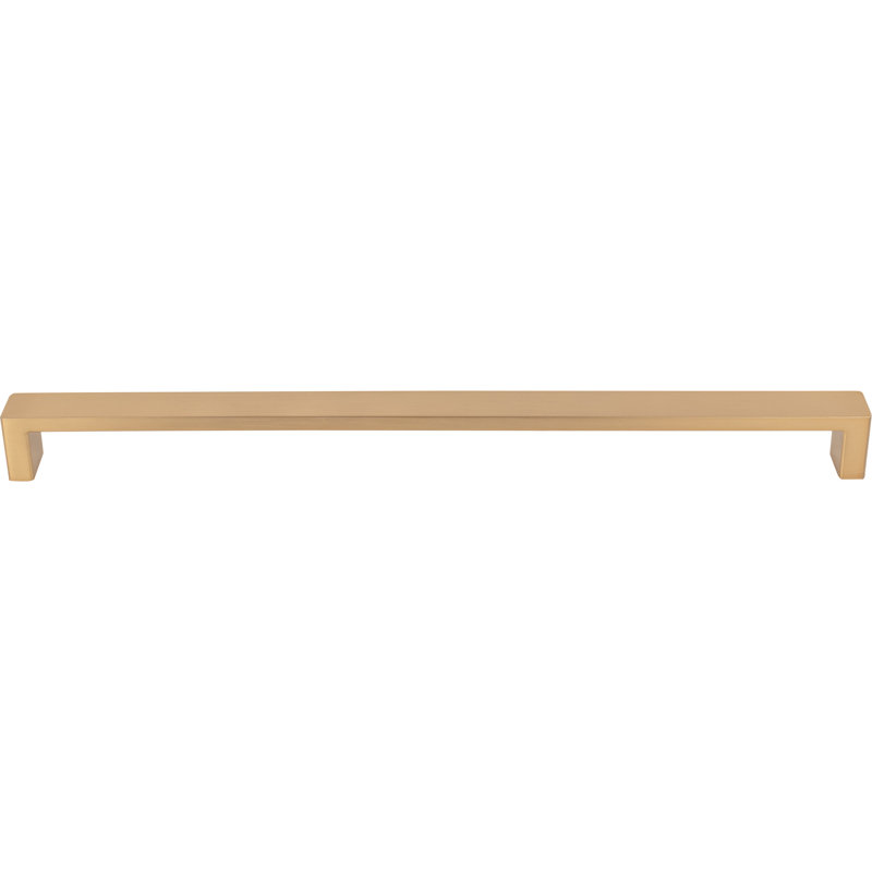 Modern Metro 12" Center to Center Bar Pull, Honey Bronze