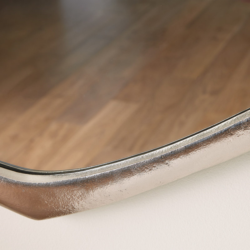 Hudson Hexagon Metal Mirror