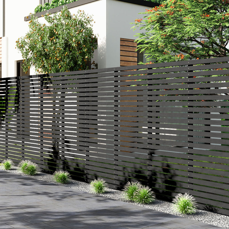Sadiyah Wood Fence Panels Included, 150cm H x 180cm W