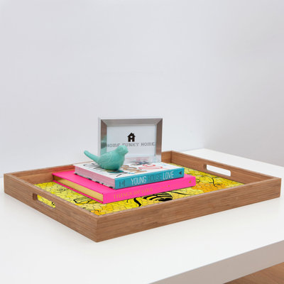 Plateau pour table basse/repose-pieds abeille