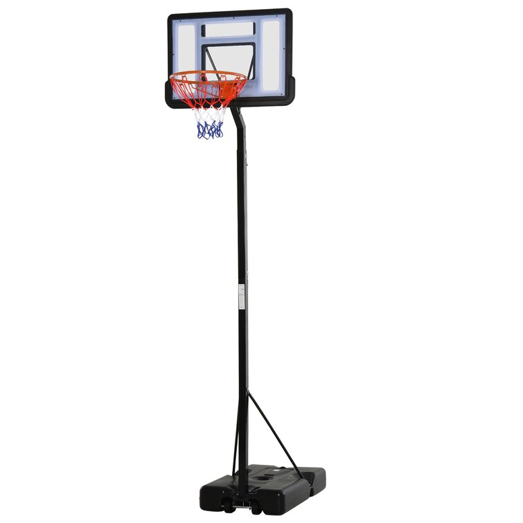 Panier de basketball extérieur Soozier ajustable portable 23,2 po A61-010