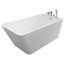 Justinian 66.75'' x 29.38'' Freestanding Soaking Acrylic Bathtub