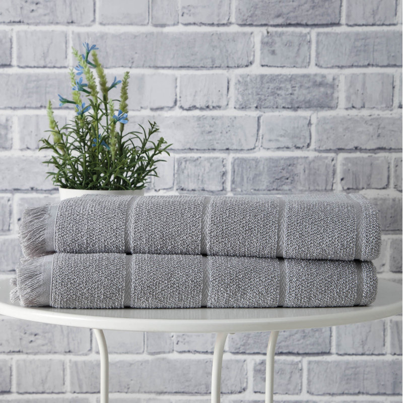 Ozkan   Midweight Bath Towel, Gray