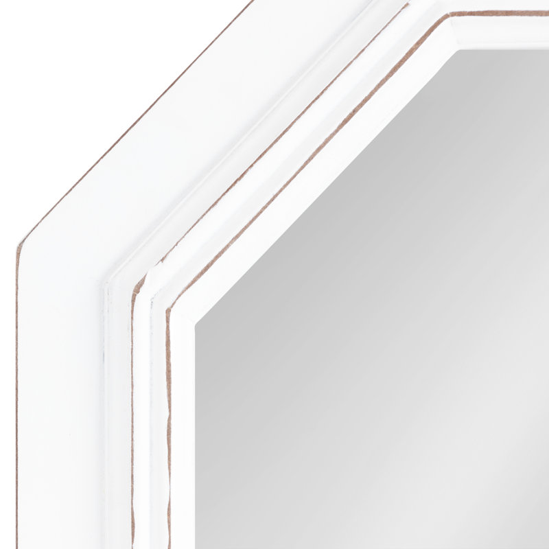 Colman Engineered Wood Flat Mirror, White
