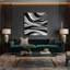 Art mural horizontal sur toile rayée horizontale-100455887