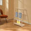 Porte-serviettes sur pied en bambou