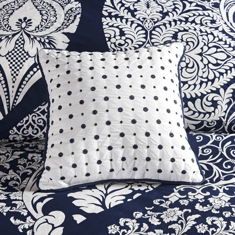 Ensembles de literie indigo de qualité, coton confortable et polyester pour la maison