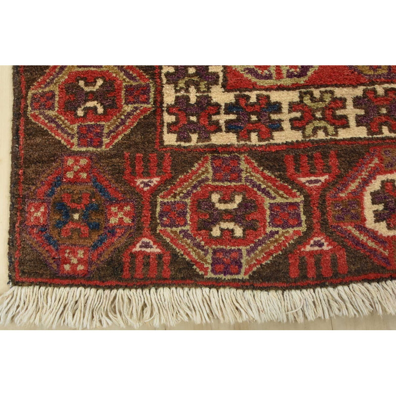 Tapis unique rouge 3 pi 6 po x 10 pi 4 po One-of-a-Kind