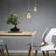Kermina 1 - Light Chrome Single Pendant-1382067321
