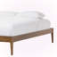 Structure de lit Quill, bois massif de style Mid-Century moderne-675108016-699612876
