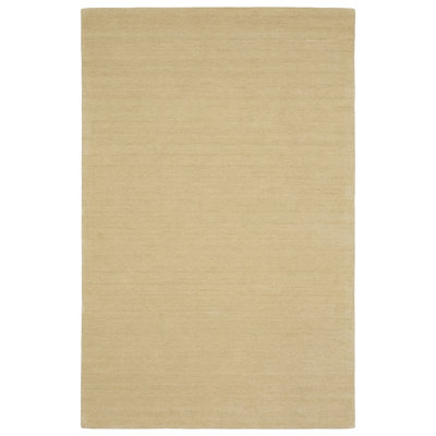 Yolandi Beige Hand-Woven Wool Rug