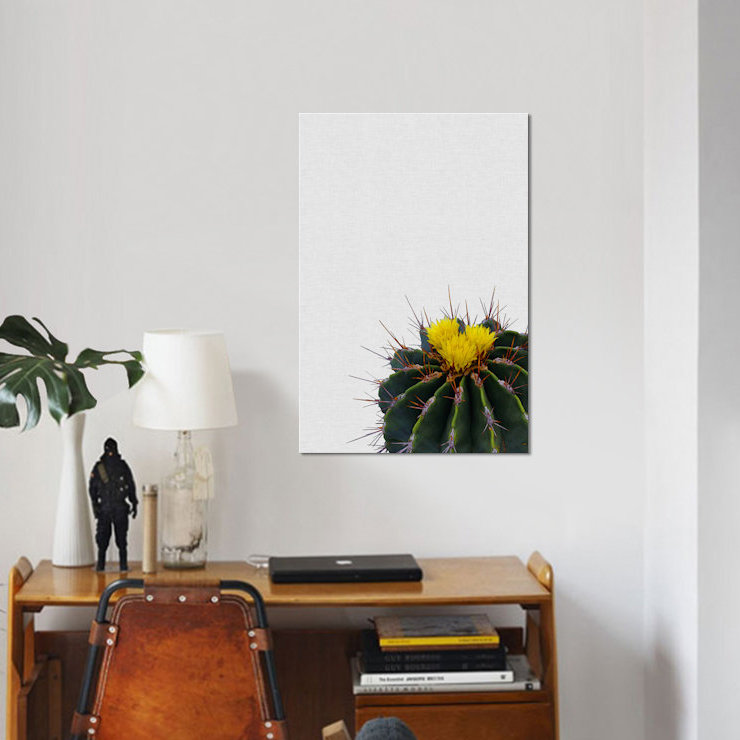 Cactus par Orara Studio - Giclée sur toile tendue avec châssis, H 12 po x l 8 po x P 0,75 po, Pas de tapis, Toile tendue