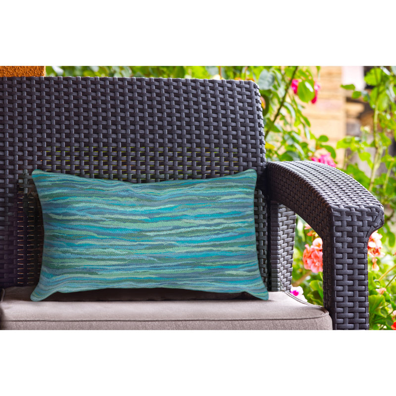 Visions III Lumbar Rectangular Indoor / Outdoor Pillow