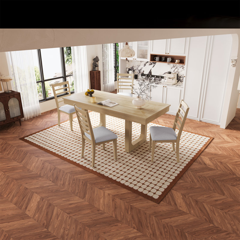 Ensemble de 2 chaises Farmhouse, Naturel