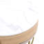 Table basse ronde à plateau relevable avec rangement et 3 repose-pieds-728436646