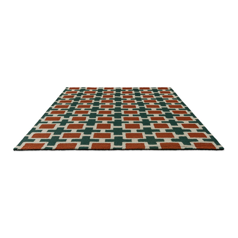 SCI Hatch Rust 124903 250X350, Rectangle 5'3" x 7'7"
